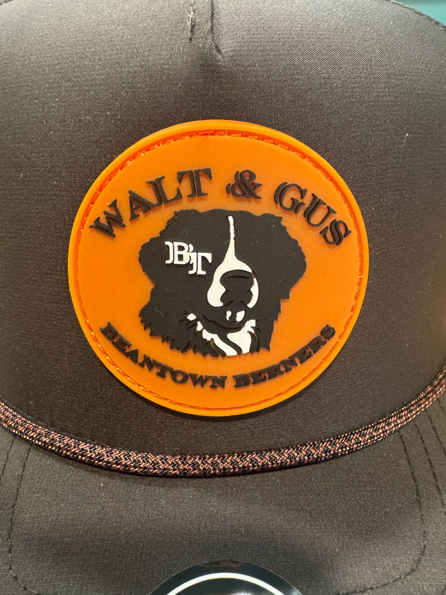 Walt & Gus Collab Black Hat-Copper Chainlink Rope